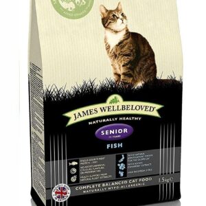 James Wellbeloved Fish Senior Cat Food 1.5kg