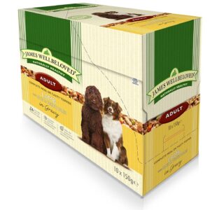 James Wellbeloved Lamb Adult 10 x 150g Pouches