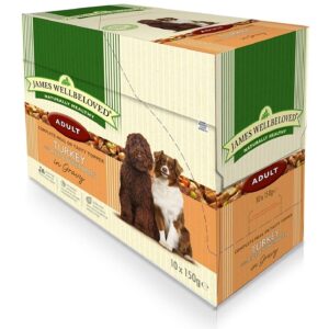 James Wellbeloved Turkey Adult 10 x 150g Pouches