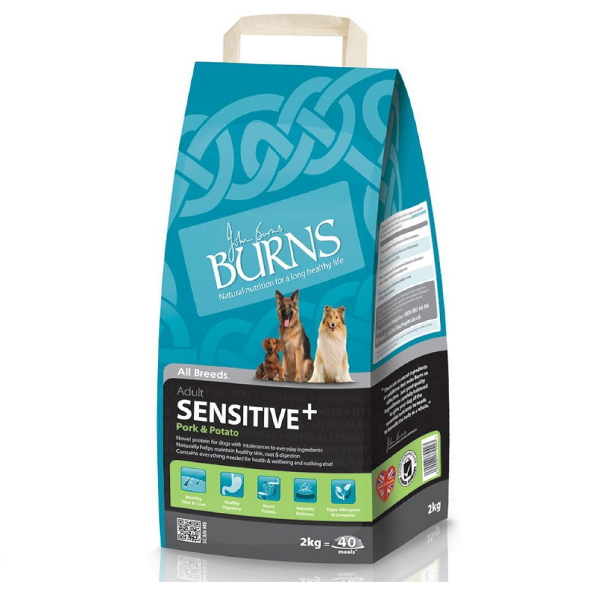 Burns Sensitive – Duck & Rice – 2kg