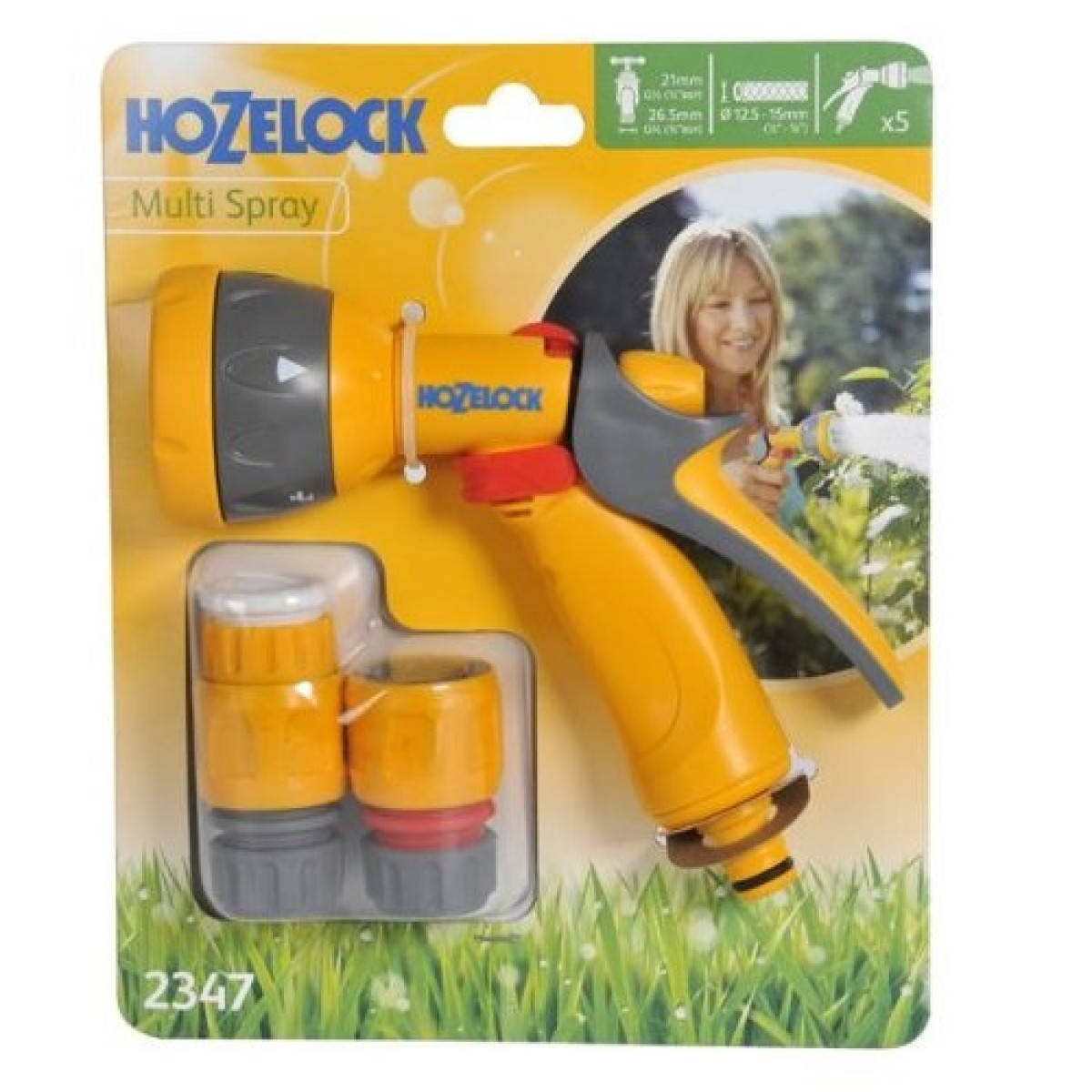 Hozelock 2347 – Multi Spray Gun & Fittings