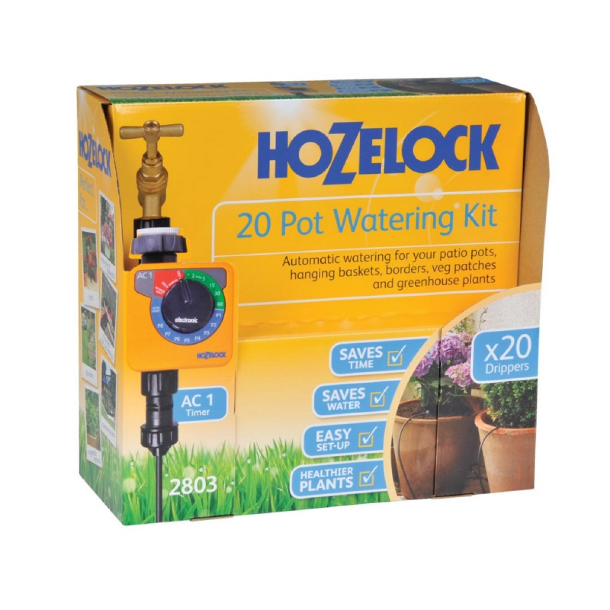 Hozelock 2803 – 20 Pot Watering Kit