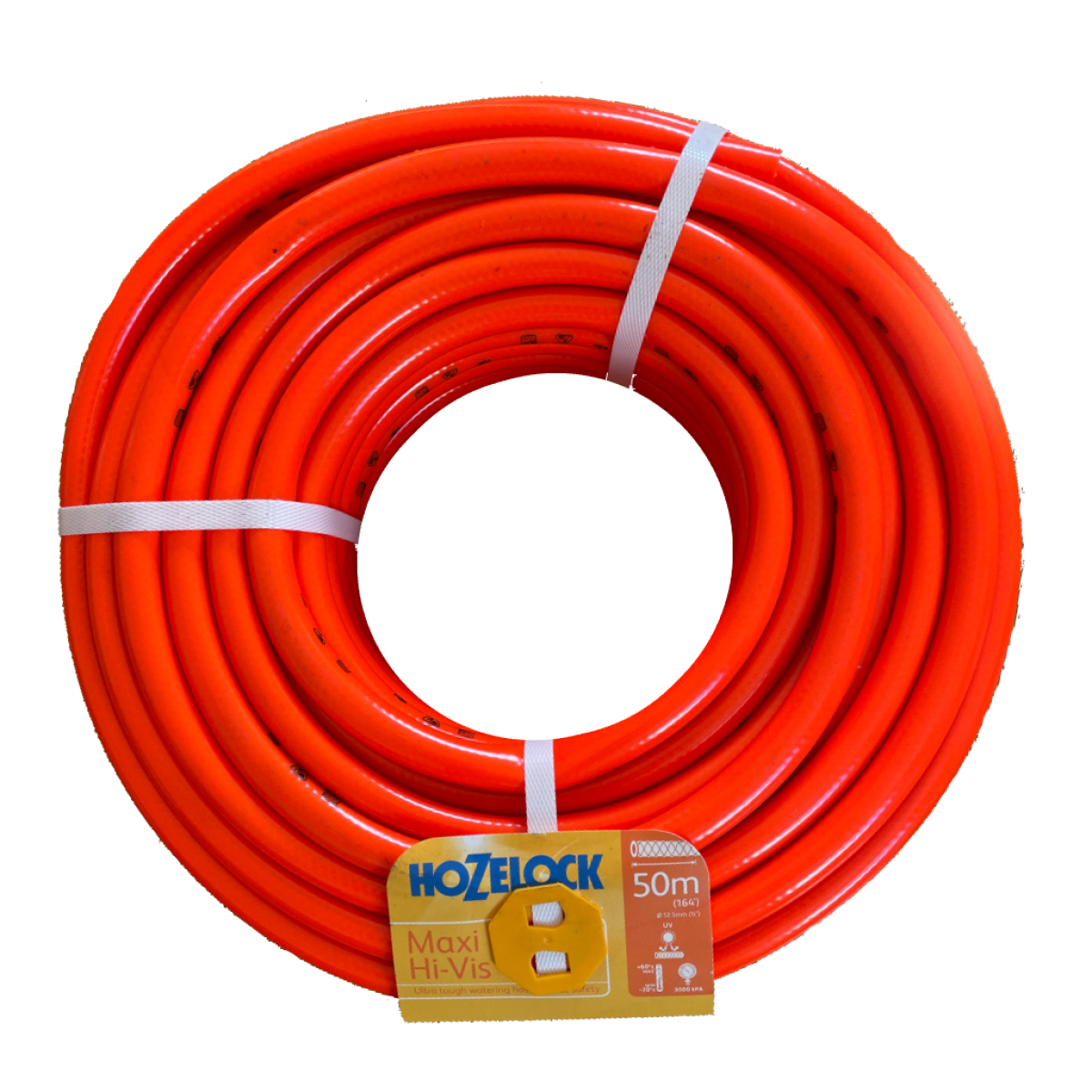 Hozelock Ultraflex Hosepipe 50 Metre 12.5mm (1/2in) – Hi-Vis and Reinforced
