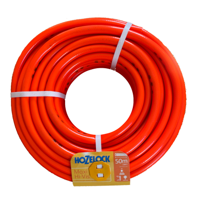 Hozelock Ultraflex Hosepipe 50 Metre 12.5mm (1/2in) – Hi-Vis and Reinforced