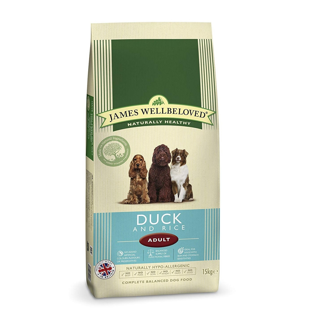 James Wellbeloved Duck & Rice Adult 15kg