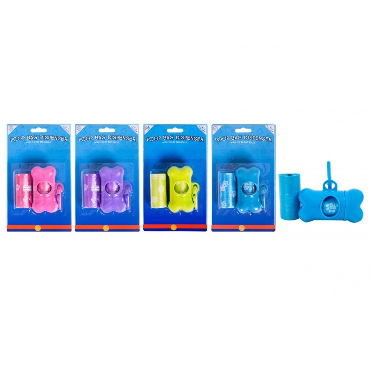 World Of Pets Dog Clean Up Holder And Bags (1 Holder)